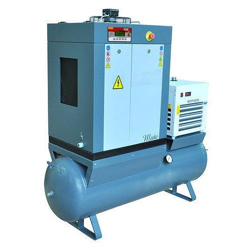 3HP, 5HP, 7.5HP Tank Mounted Screw Air Compressor