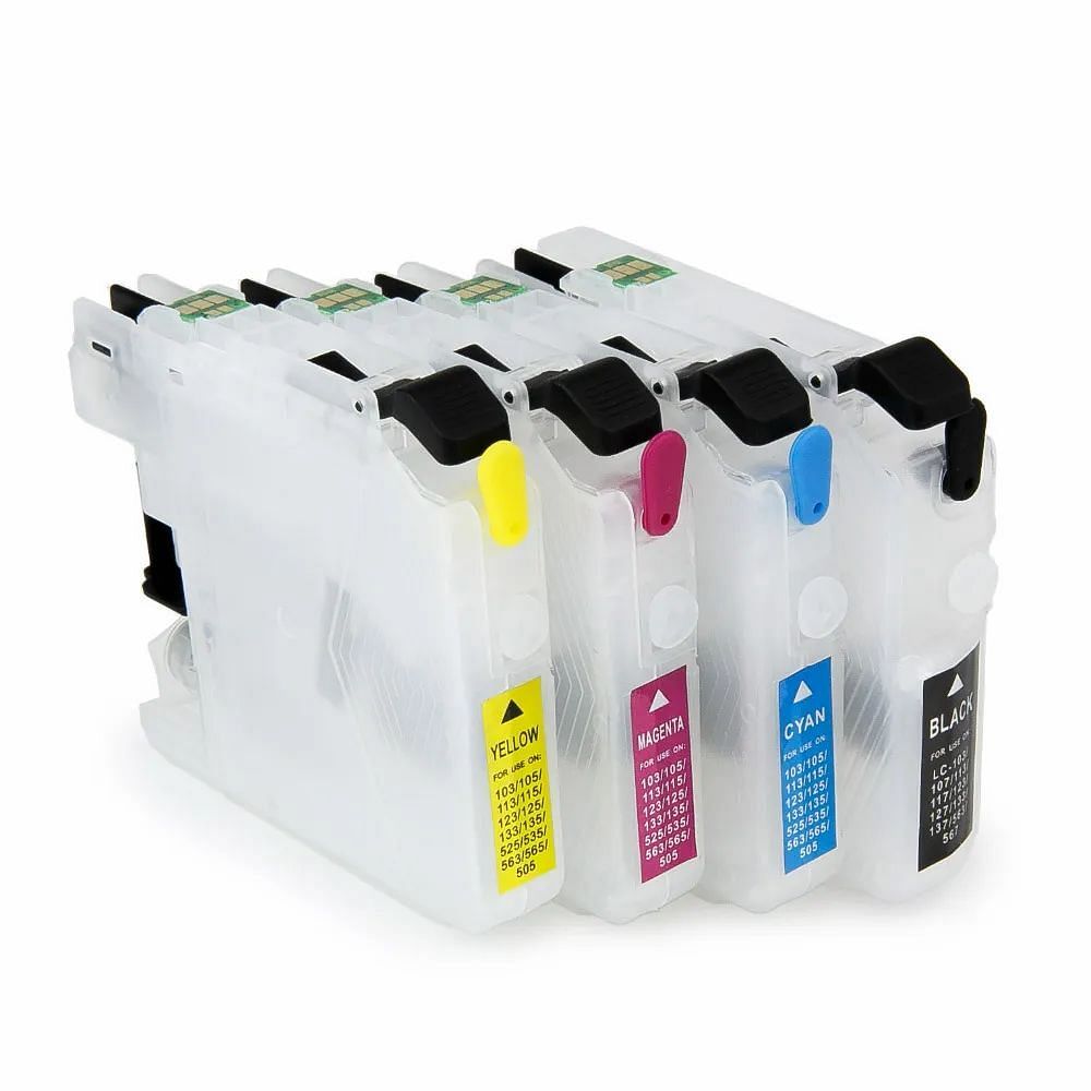 4 Color Epson Empty Refillable Cartridge Compatible