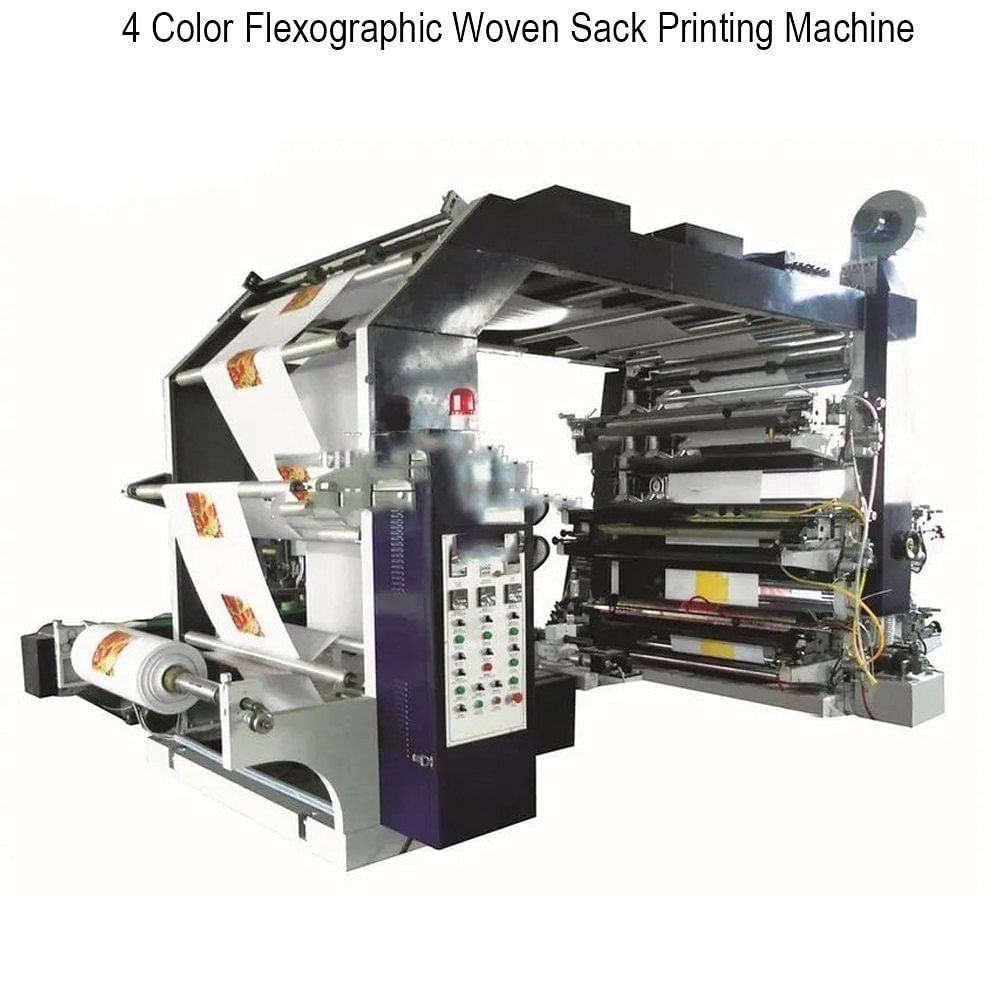 4 Color Flexographic Woven Sack Printing Machine