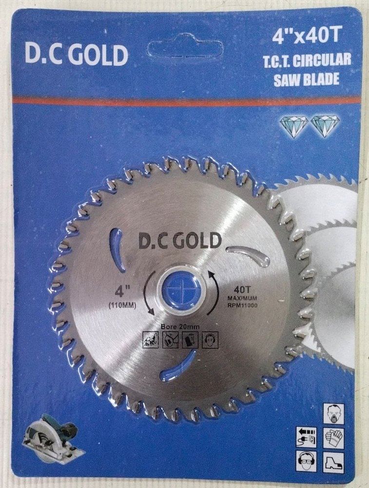 4 Inch TCT Blade 4"x 40, For Wood Cutting