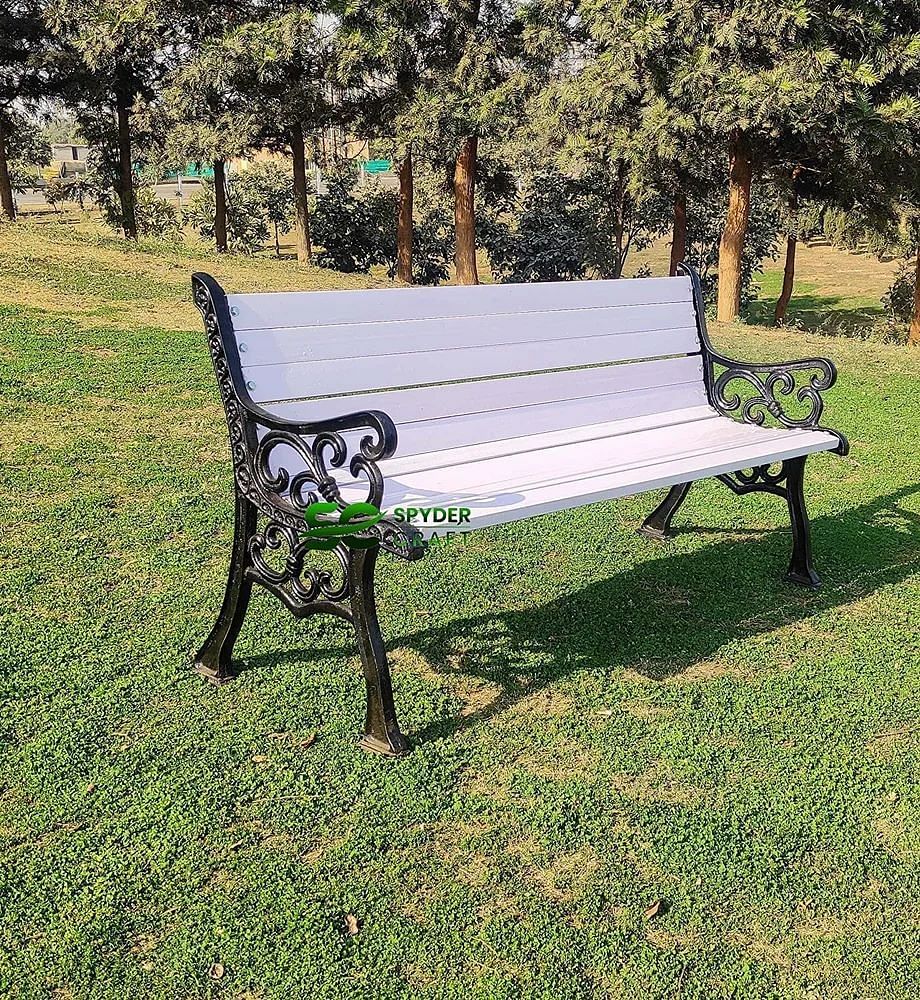 4 Seater Cast Iron Bench