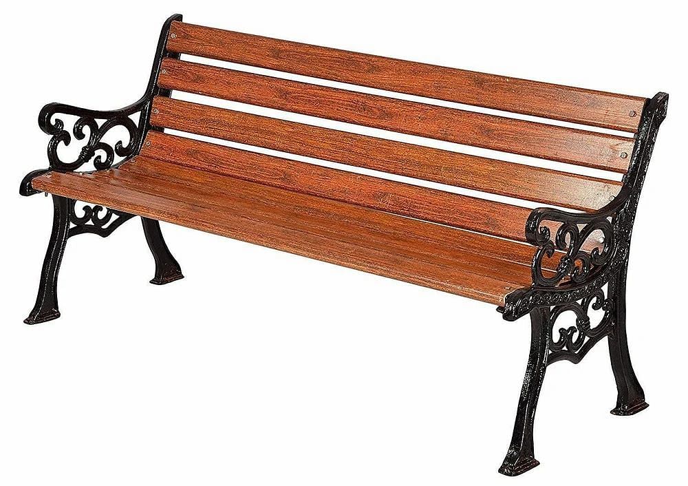 4 Seater Cast Iron Bench