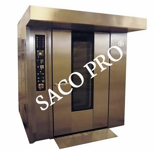 440v Semi-Automatic Bakery Rotary Oven, For Biscuit, 3 Trolley