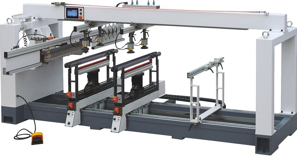 4.5Kw Three Head Multi Wood Working Boring Machine