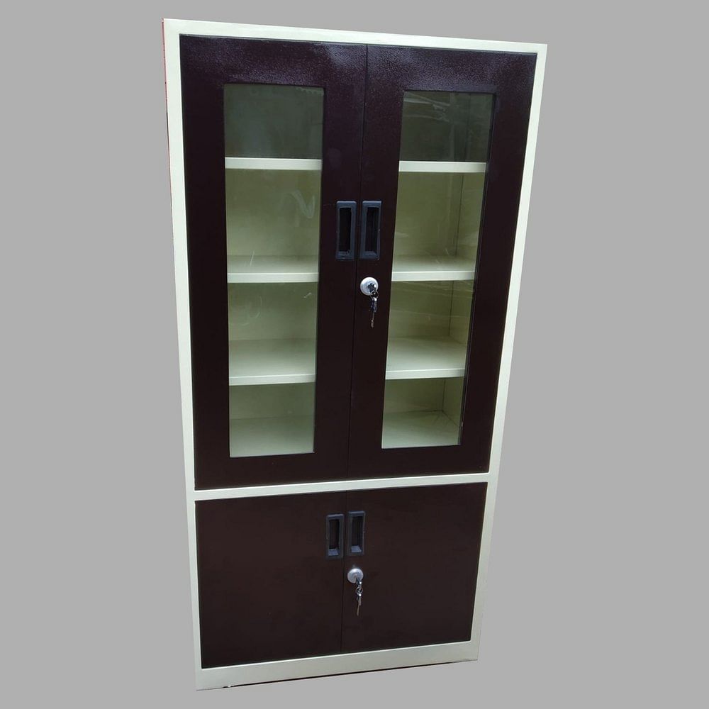 5 Feet Brown Mild Steel Office Almirah, No. Of Doors: 2 Door, No. Of Shelves: 4 Shelves