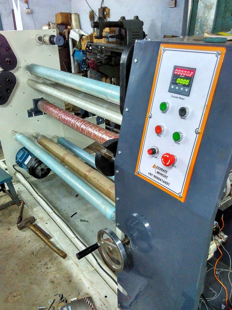 5 hp Automatic Adhesive Tape Making Machine, Voltage: 440 V