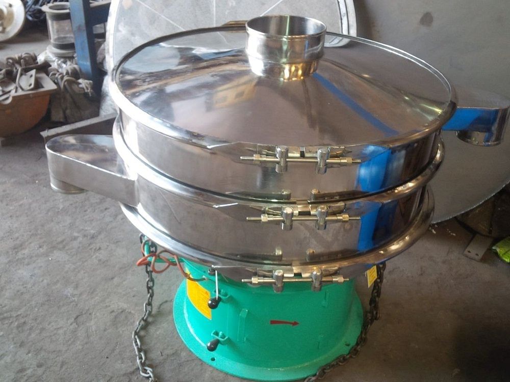 5 HP Circular Stainless Steel Vibro Sifter, For Industrial, Capacity: 3 Tph