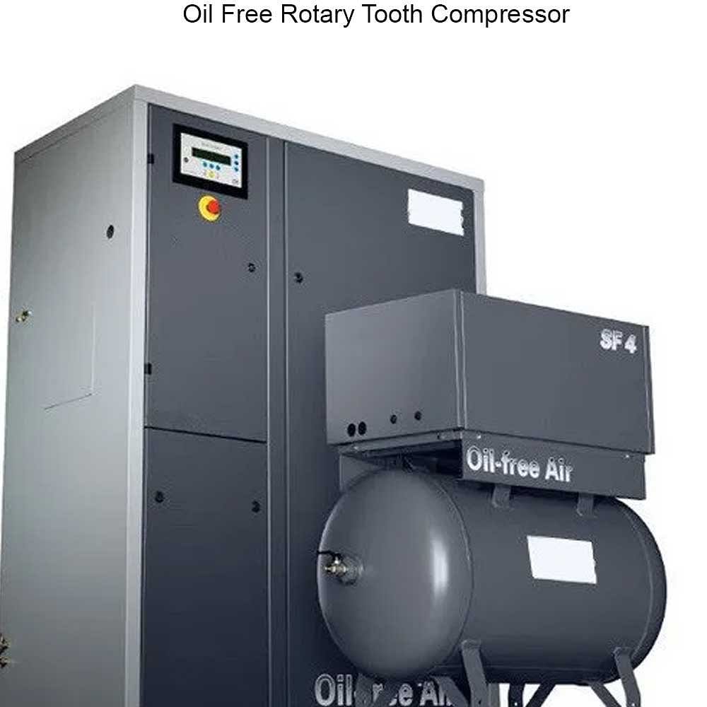 5 HP Oil Free Rotary Tooth Compressor