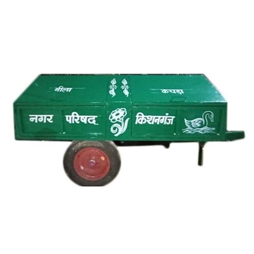 5 Tonne Mild Steel Green Garbage Tractor Trolley, Capacity: 500 Kg, Model Name/Number: MMN34