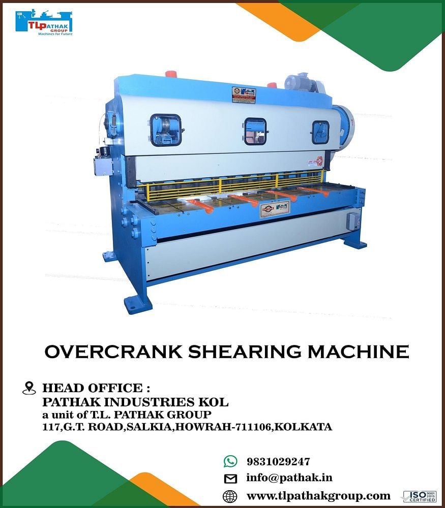 50-60 Hz Mild Steel Over Crank Shearing Machines