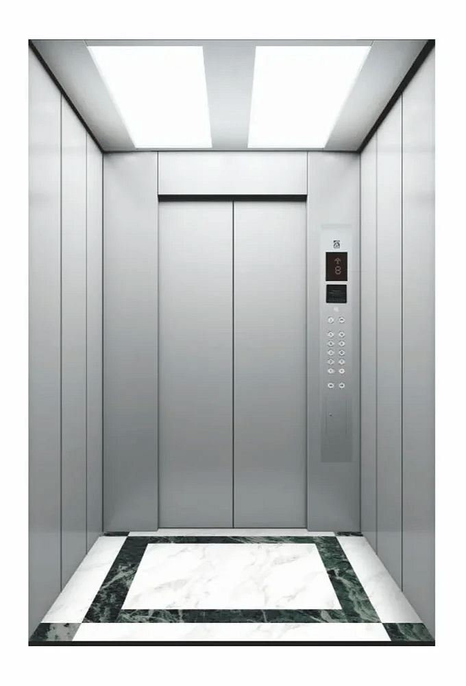 50 Hz Polished SS Passenger Elevator, Capacity: 1 Ton