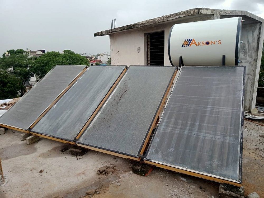 500 4 Collector Fpc Solar Water Heater System