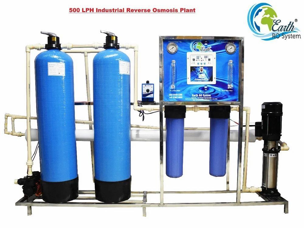 500 Lph Industrial Ro Plant, FRP