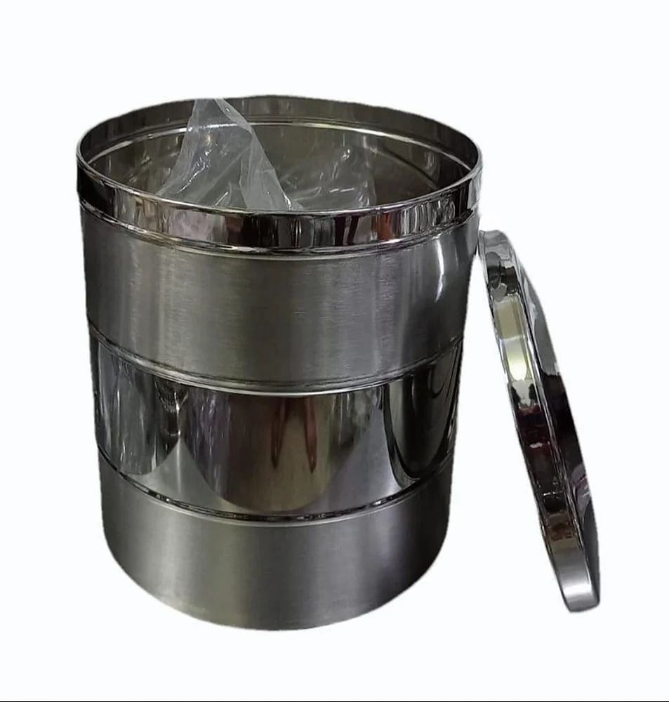 500 mL Plain Stainless Steel Canister, For Home