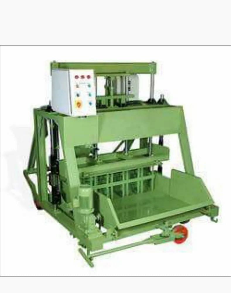 5.5 HP Mild Steel Egg laying solid block making machine, Automation Grade: Semi Automatic, Capacity: 1200 blocks per shift