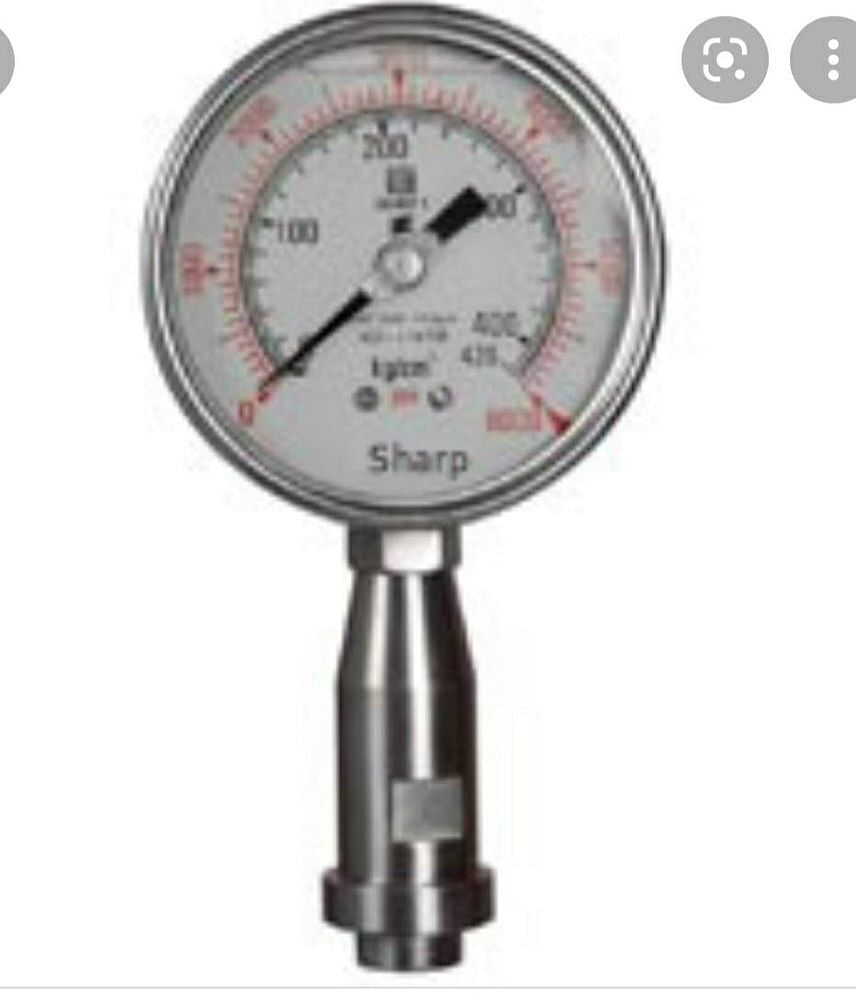 6 inch / 150 mm Homogenizer Gauges, 0 to 4 bar(0 to 60 psi)