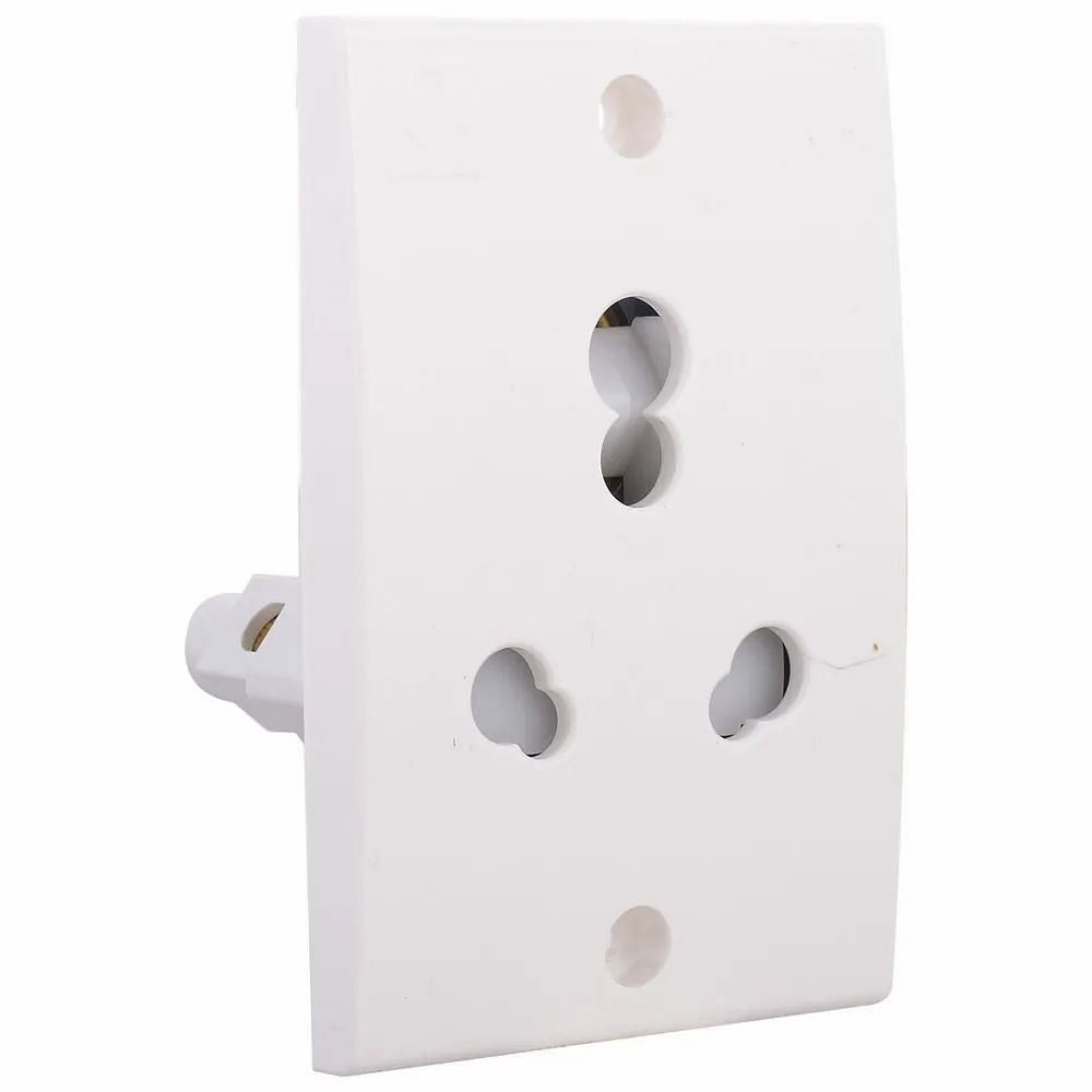 6 Pin White Anchor 6 Pin16 Amps Uni Socket