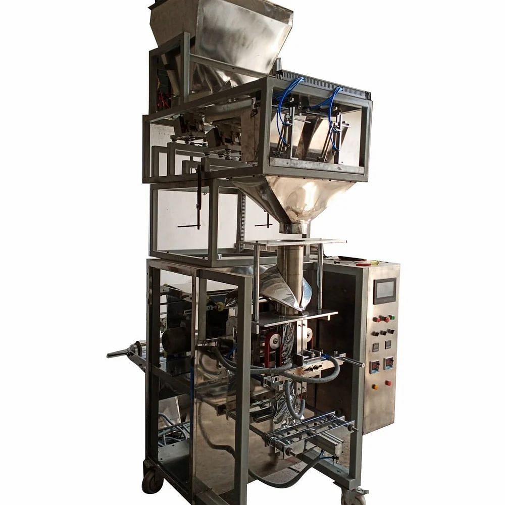 60Hz Granules Automatic Weighmetric Filling Machine, Capacity: 1000 Pouch Per Hour, 3kW