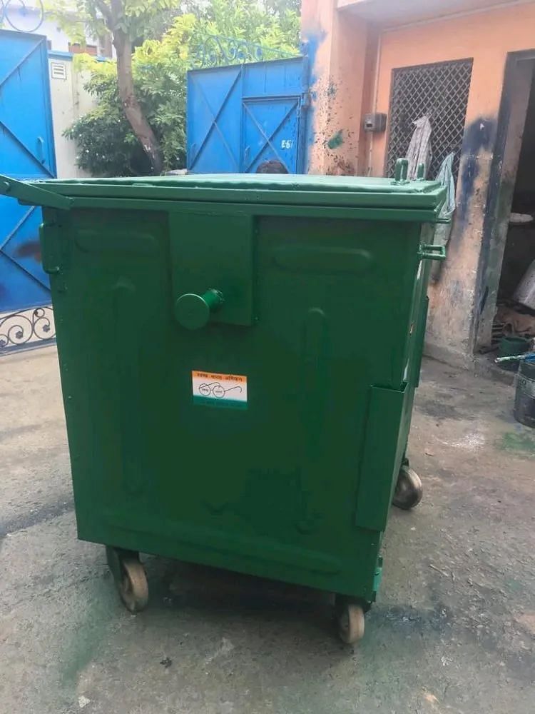 660 liter M.S Garbage Bin