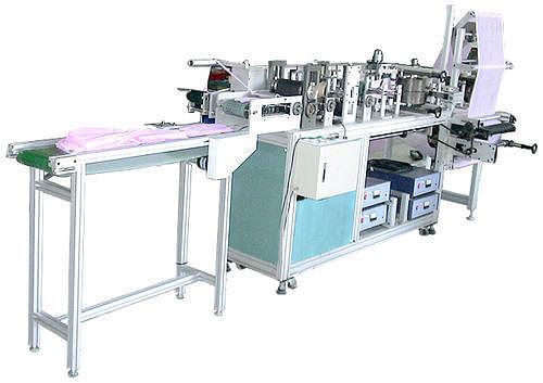 6.7kw Automatic Doctor Surgical Cap Making Machine, Production Capacity: 50-70pcs/Min