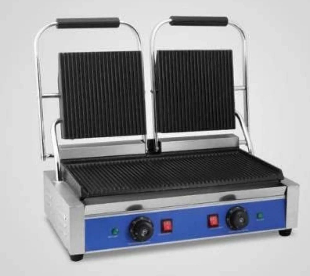 750 W Sandwich Griller Double, For Restaurant, 2