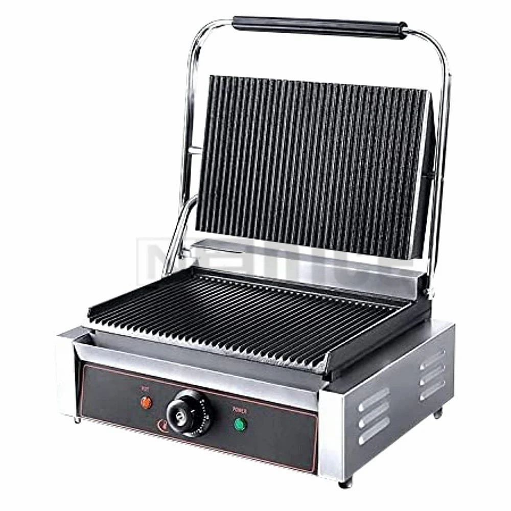 750 W SS Sandwich Griller, For Commercial, 2