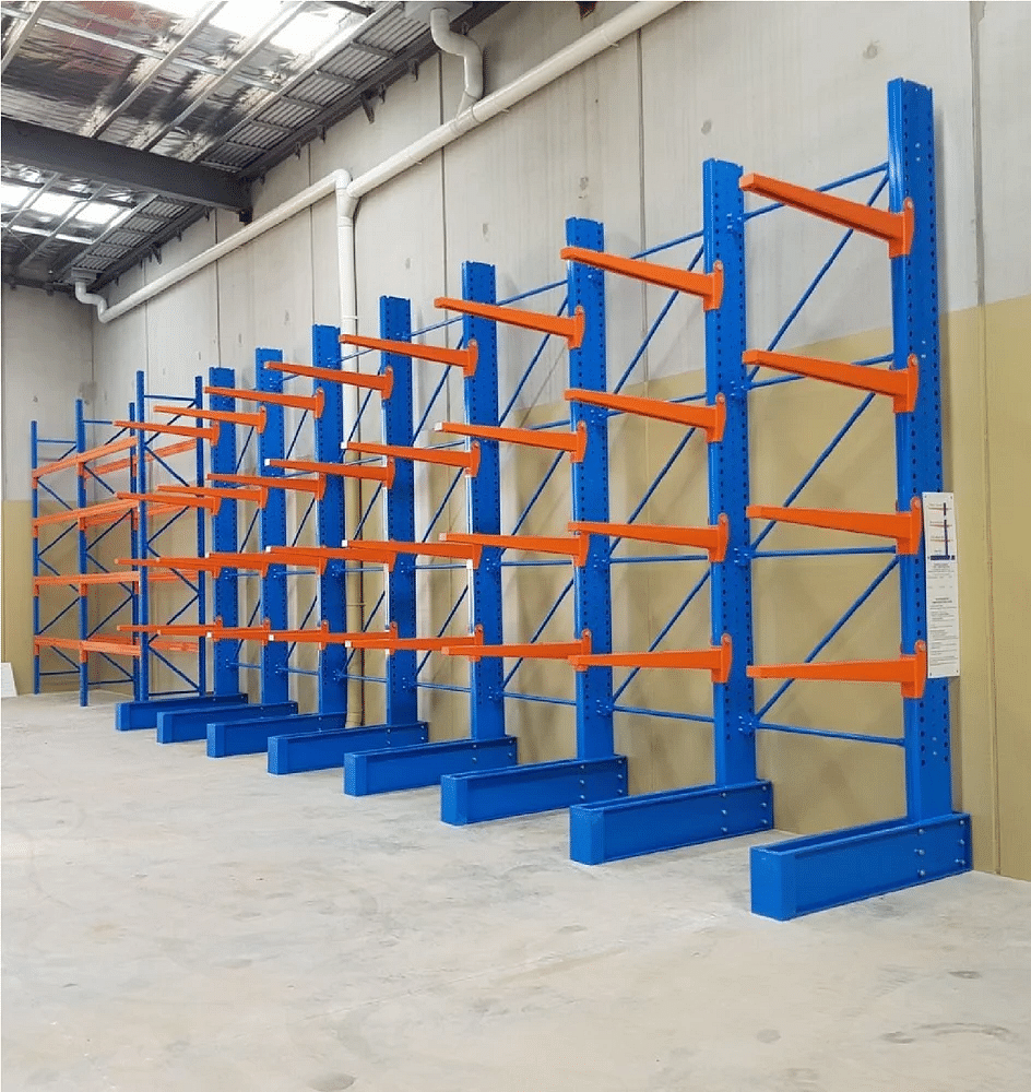 8"" Paint Coated Cantilever Storage Rack