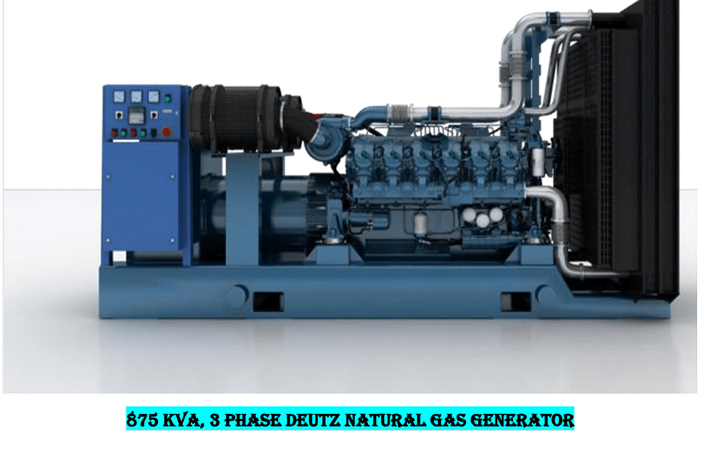 835 KVA BAUDOUIN NATURAL GAS GENERATOR, 415