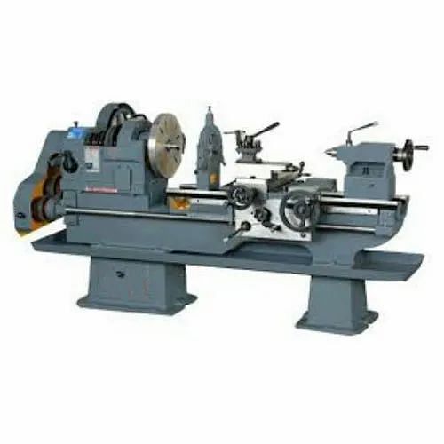 9 Feet Belt Driven/ Cone Pulley Heavy Duty Lathe Machine, 80 mm