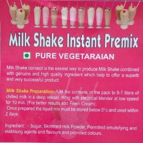 Energy Drink Milk Shake Premix