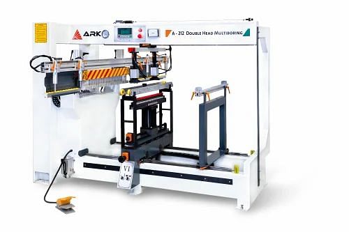 A-212 Double Head Multi Boring Machine, For Minifix Furniture, Automation Grade: Semi-Automatic