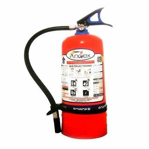 A B C Dry Powder Type Mild Steel Andex Fire Extinguisher, Capacity: 5Kg