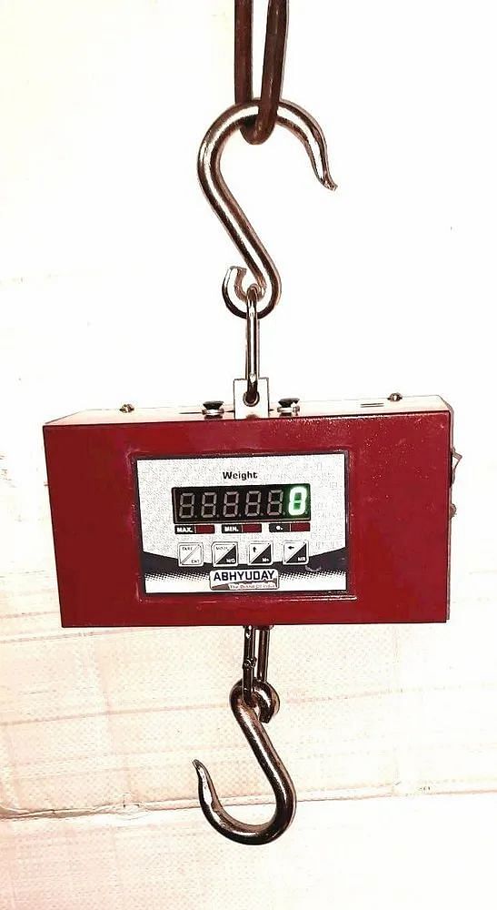 ABHYUDAY Mild Steel Digital Hanging scale, Model Name/Number: Aec 200k, Capacity Tons: 0.2ton (200kg)