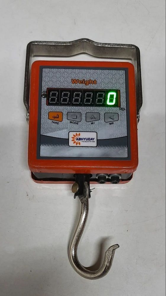 Abhyuday Ms Digital Electronic Hanging Crane Scale, Capacity Tons: 60kg