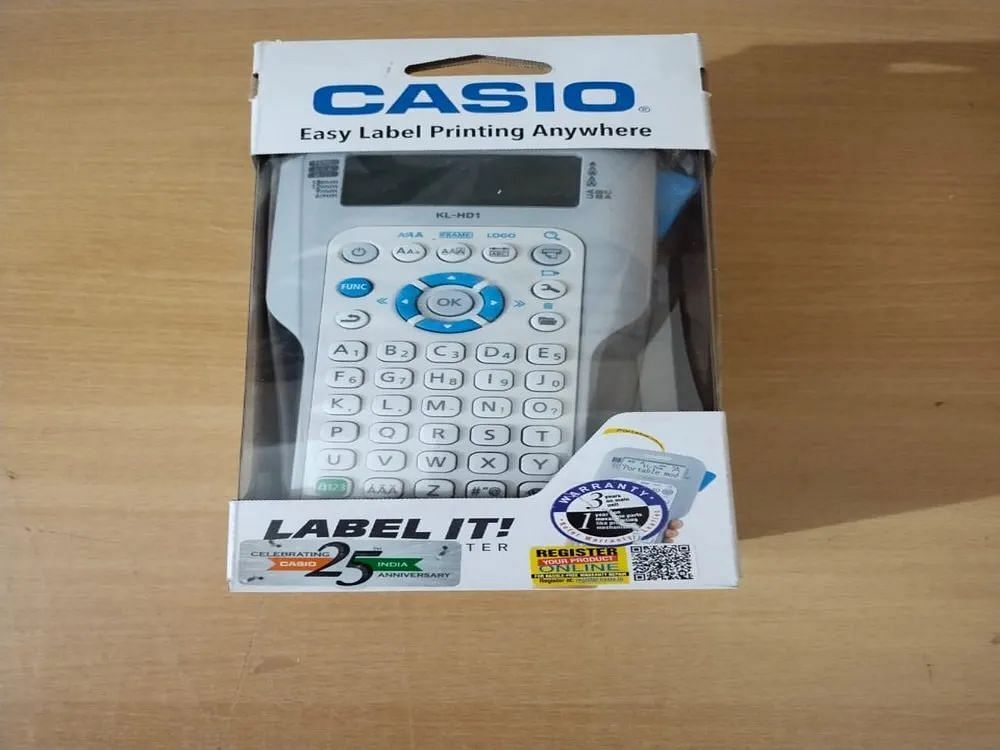 ABS Plastic KL-HD1 Casio Label Printer, XR Tapes