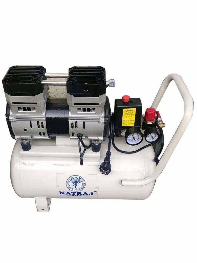 AC Single Phase Natraj Super AS 750-50D Oil Free Air Compressor