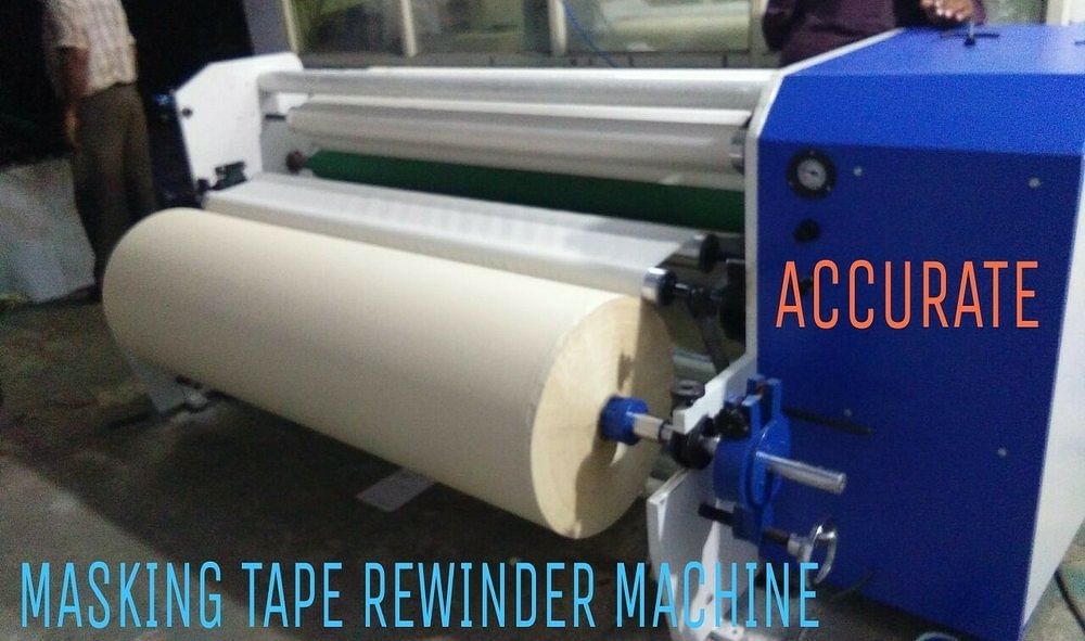 Accurate Automatic 3m Tape Making Machine, Production Capacity: 100 box, 5 HP