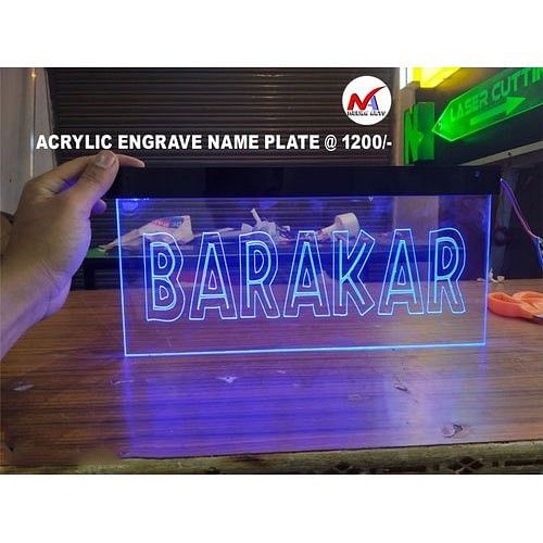 Acrylic Engraved Name Plate