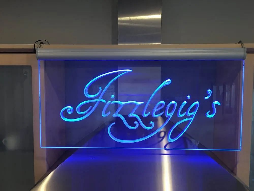 Acrylic Graphics Edge Lit Sign