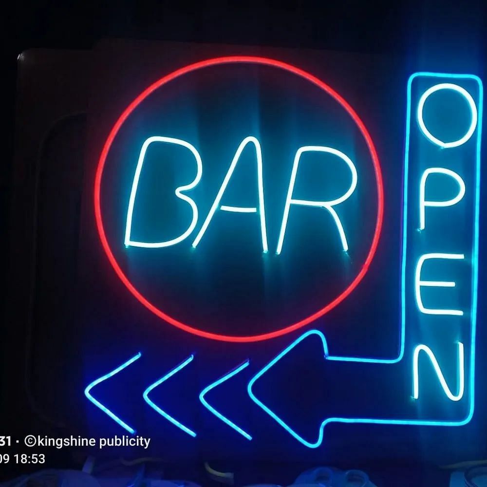 Acrylic LED Neon Bar Sign