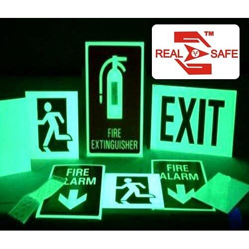 Acrylic Rectangle Glow-In-Dark Signages