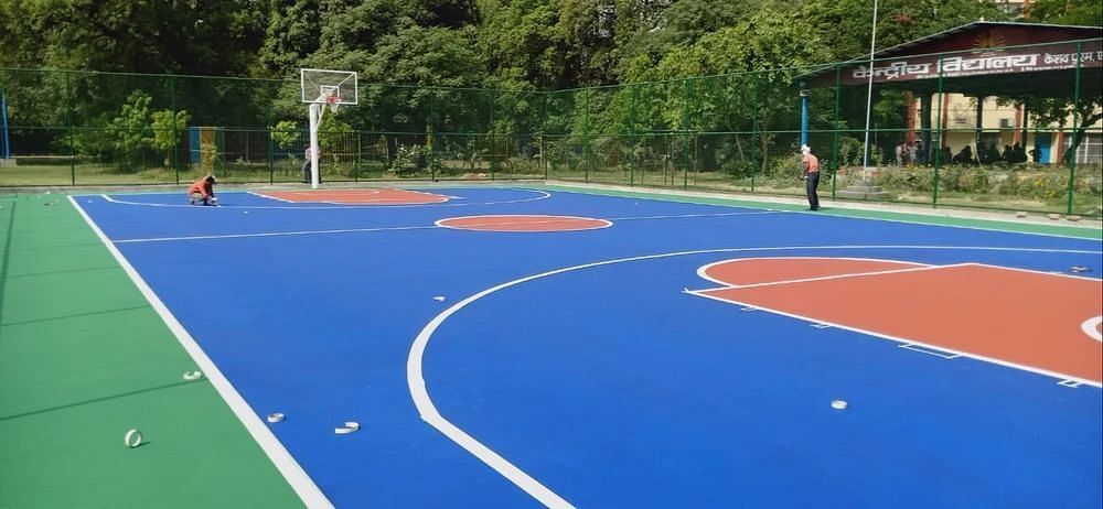 Acrylic Synthetic Basketball Court Flooring