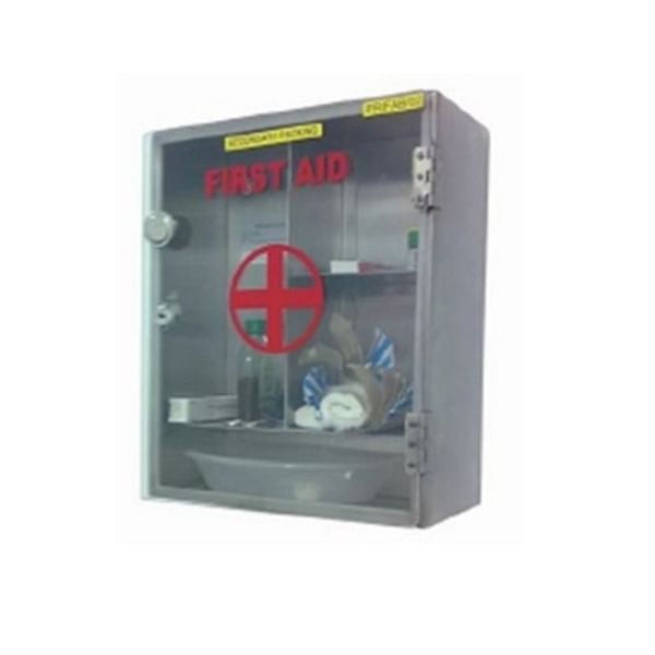 BSI Stainless Steel First Aid Box