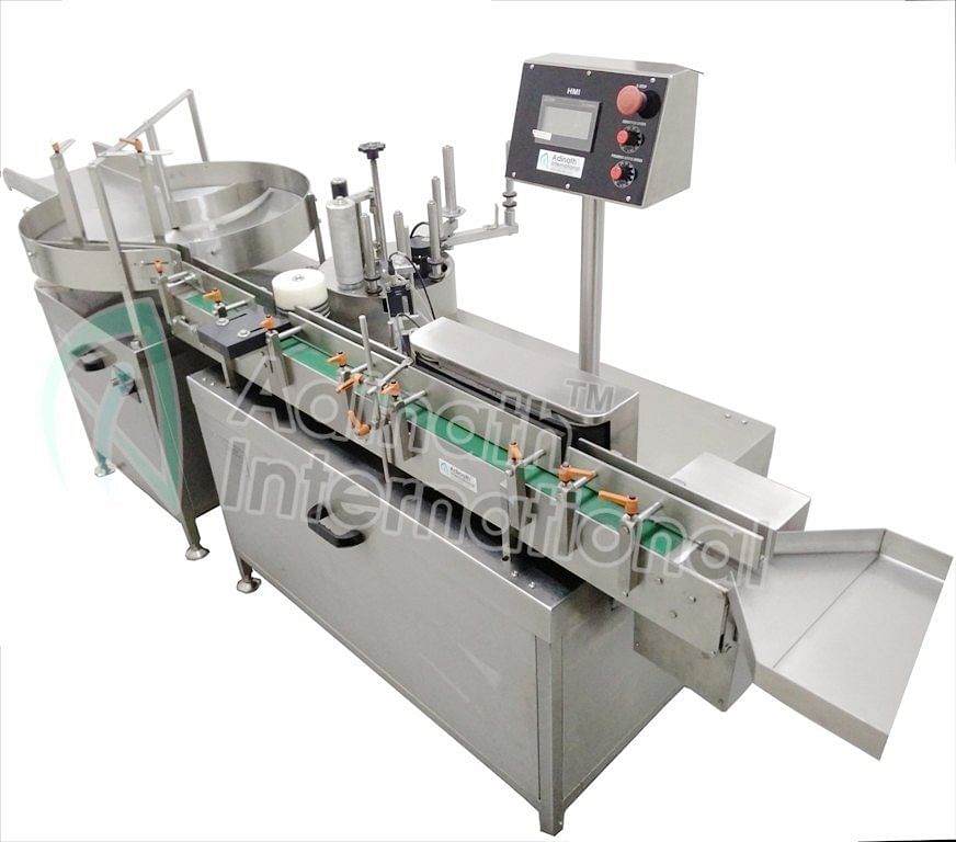 Adinath Ampoule Self Adhesive Sticker Labeling Machine, ASLM