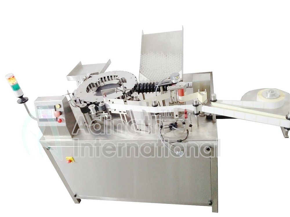 Adinath Ampoule Sticker Labeling Machine, ASLM ,Capacity: Depends upon model