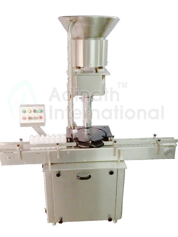 Adinath Automatic Single Head Bottle ROPP Capping Machine, Capacity: Depends Upon Model, SBCM