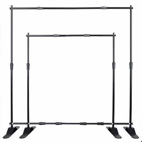 Adjustable Backdrop Display Stand, Size: 8 X 8 Feet