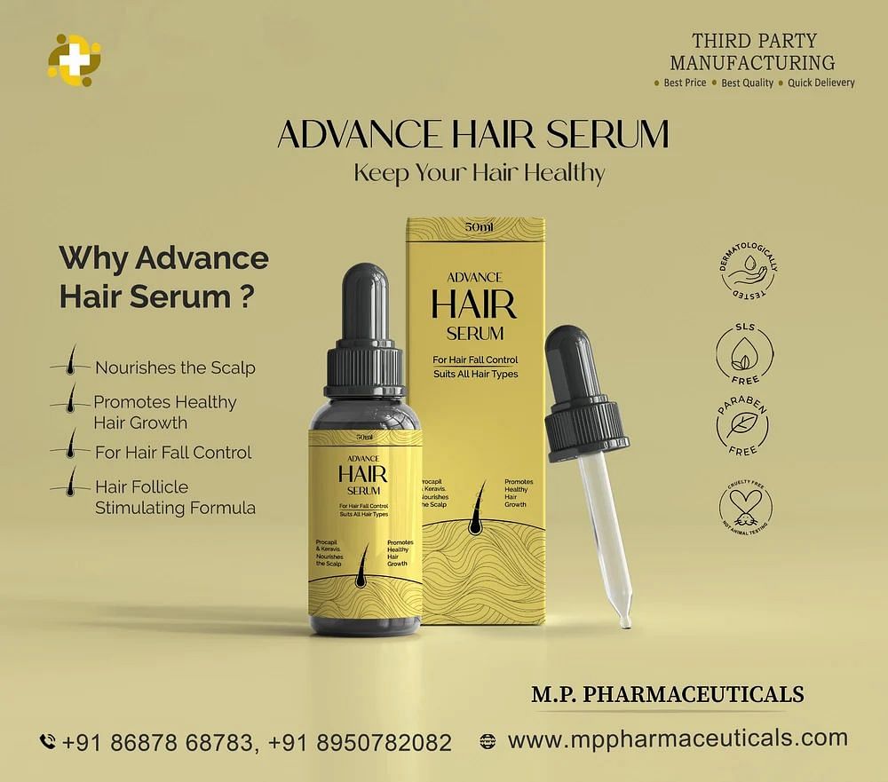 Advance Hair Growth Serum Third Party Manufacturing/ Private Labeling