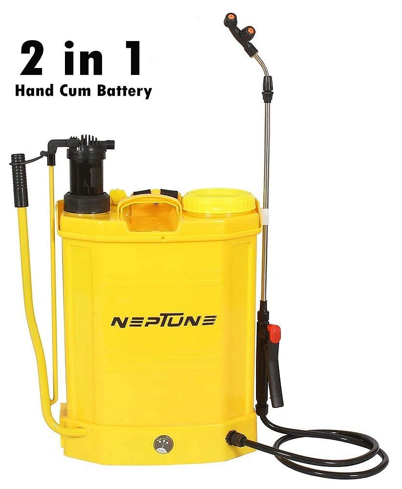 Agri Plastic Battery Powered Knapsack Sprayer, Capacity: 16 liters