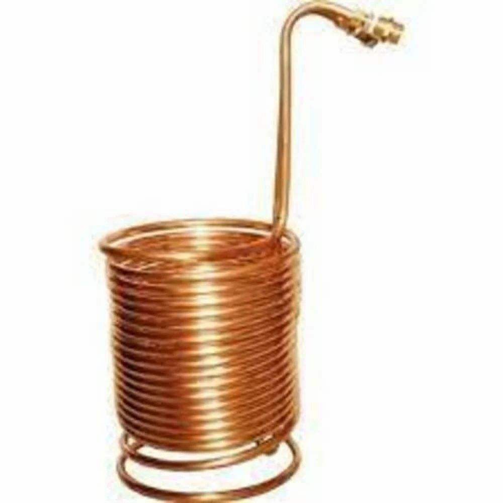 Air Cooled Copper Cooling Coil, Corrugated